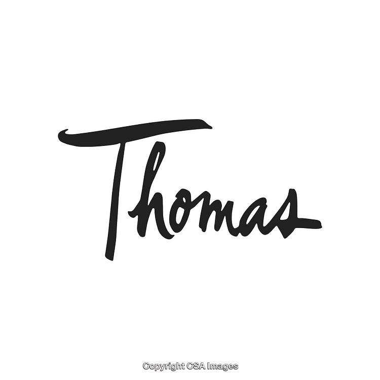 Stylish Handwritten Signature With Black Ink on a White Background