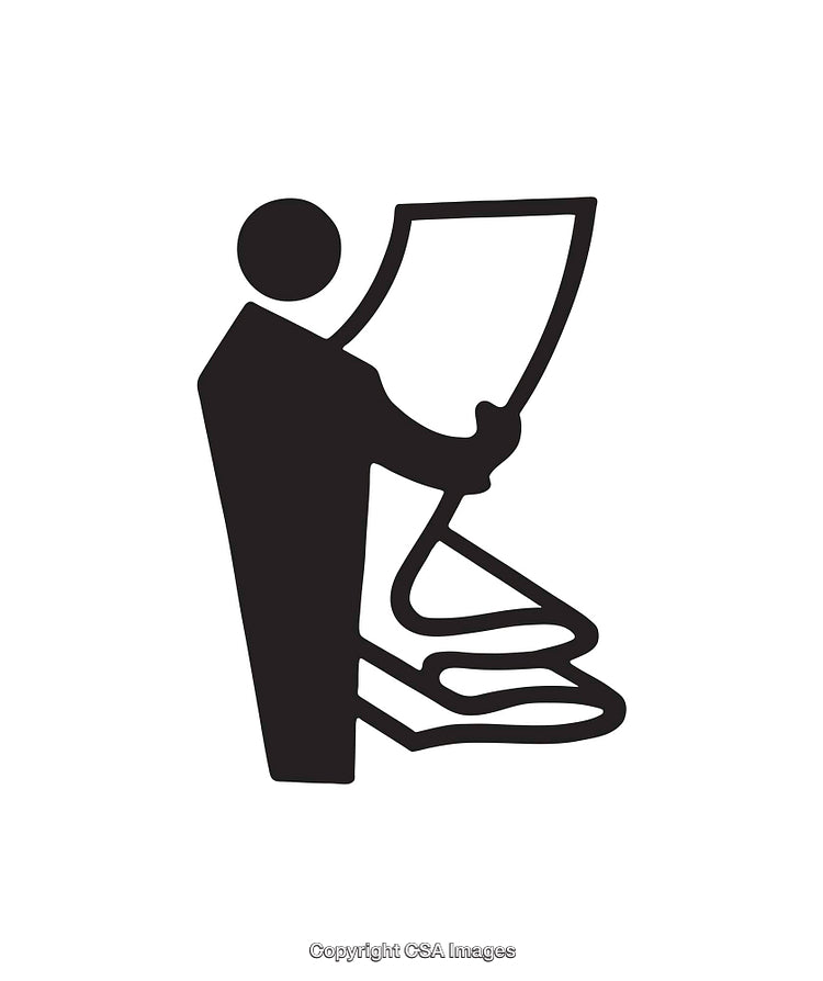 Black and White Minimalistic Line Art of a Person Handling Fabric