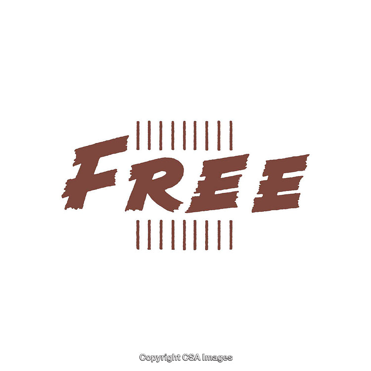 Typography Design Featuring the Word Free in Stylish Bold Letters