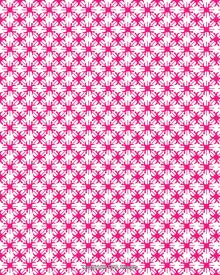 Pink Abstract Pattern with Repeating Geometric Design Elements
