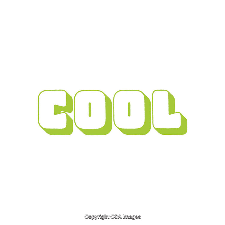 Retro-Styled Green and White Cool Typography Graphic Design