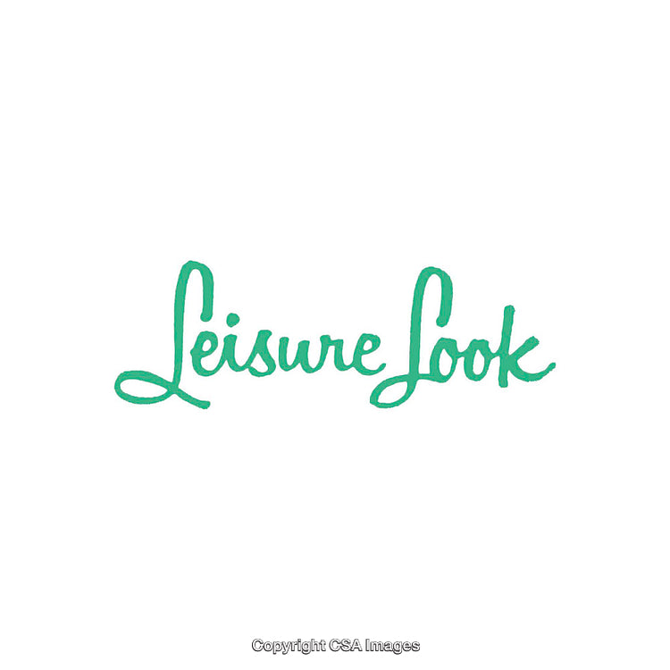 Stylish Green Handwritten Logo Featuring Leisure Look on White Background