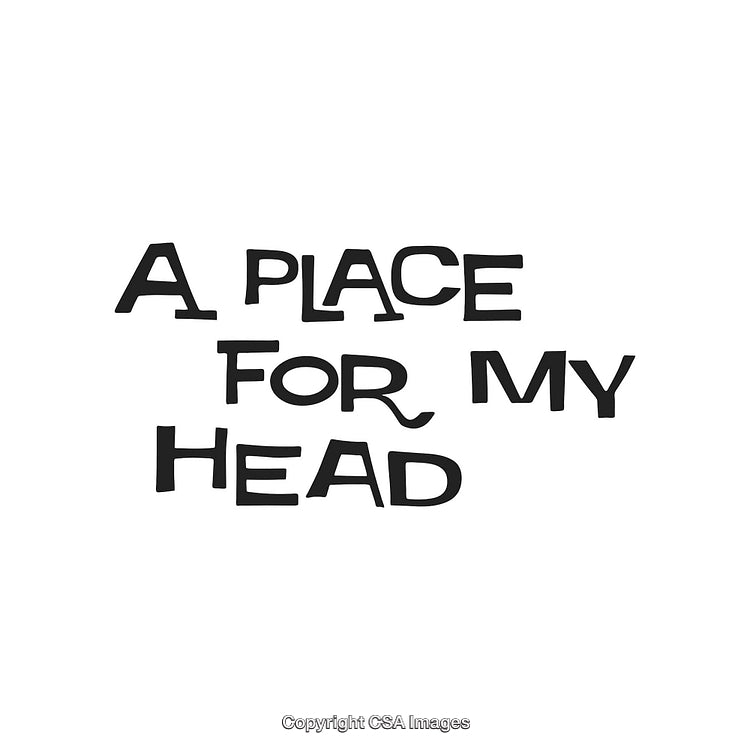 Artistic Custom Handwritten Phrase Design with Black Letters on White Background