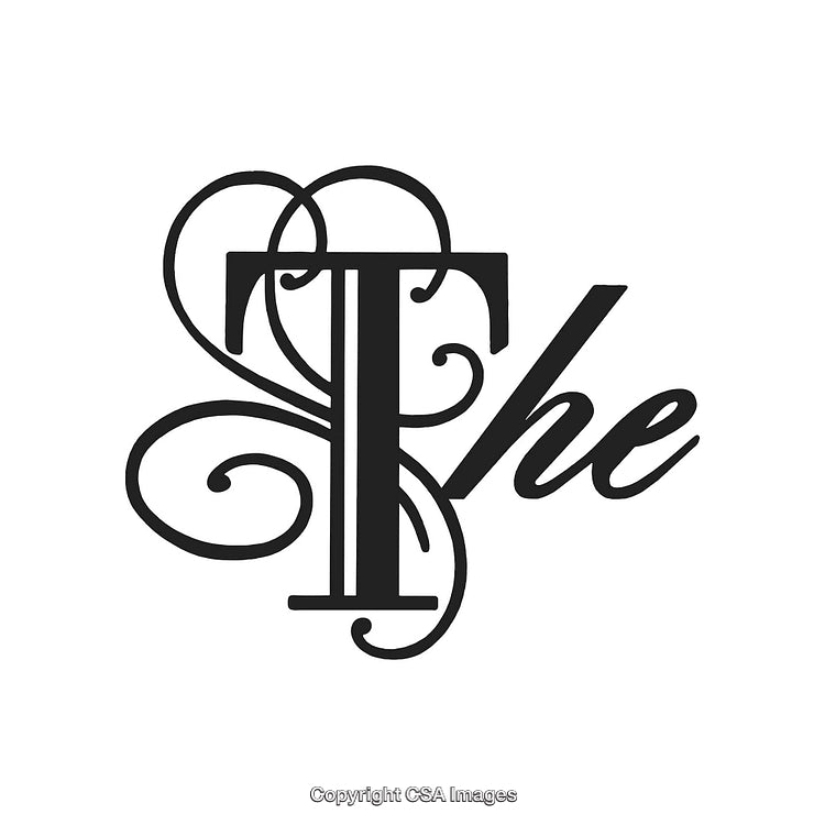 Ornate Decorative Calligraphy Design Featuring Elegant Typography