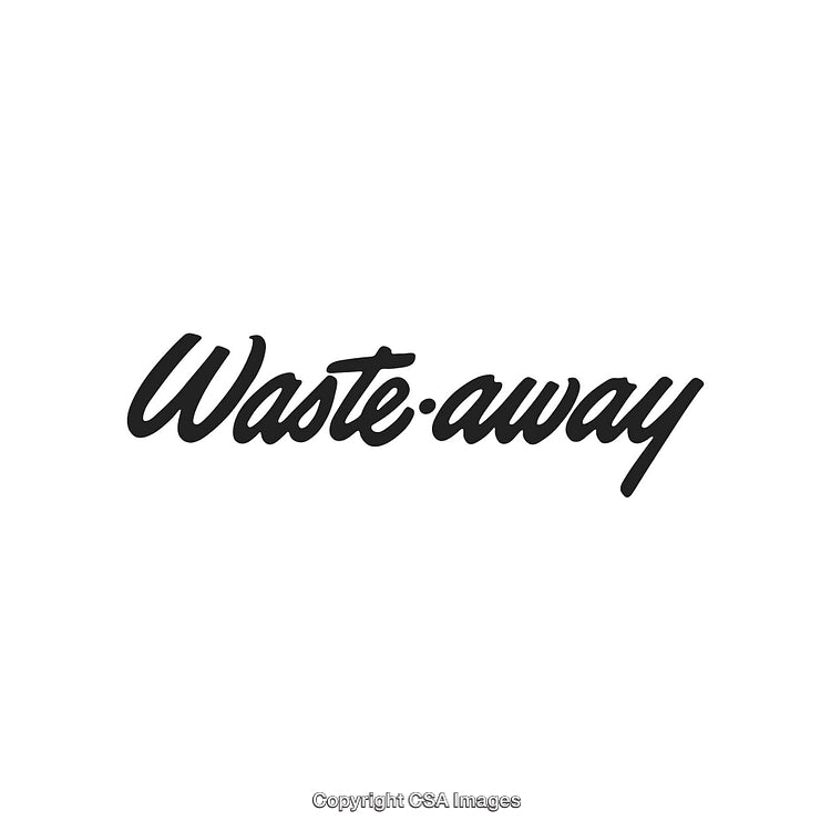 Minimalist Typography Design with Script Font in Black on White Background