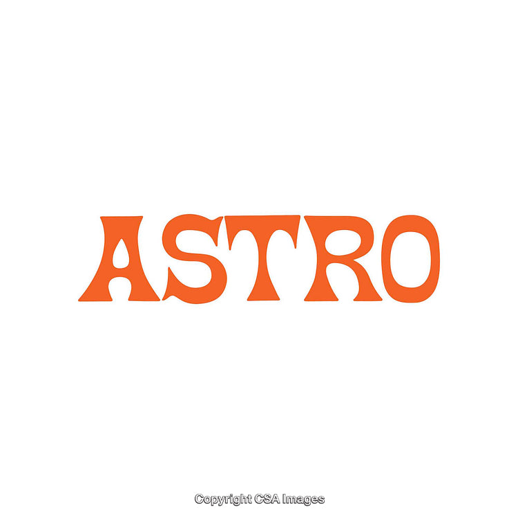 Bold Retro Font Design Featuring Orange Text on a Minimalistic Background