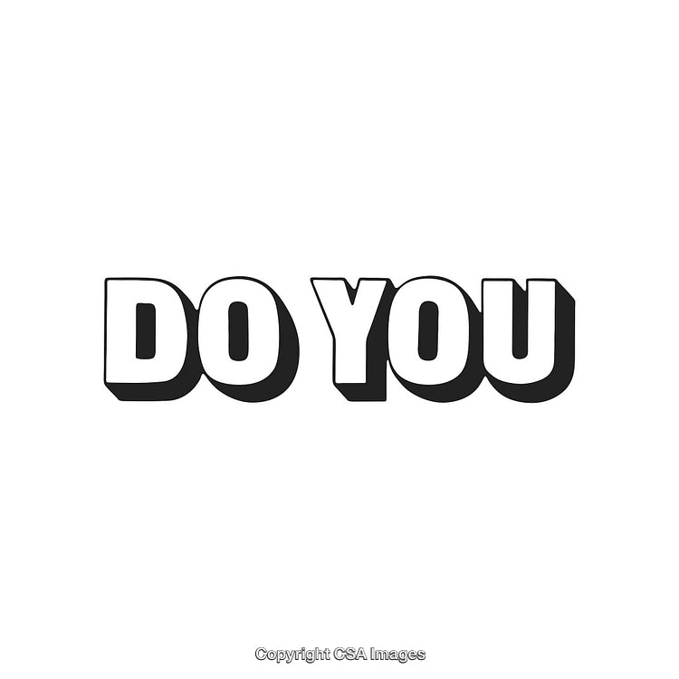 Bold Black and White Text Design Emphasizing Self-Expression and Confidence