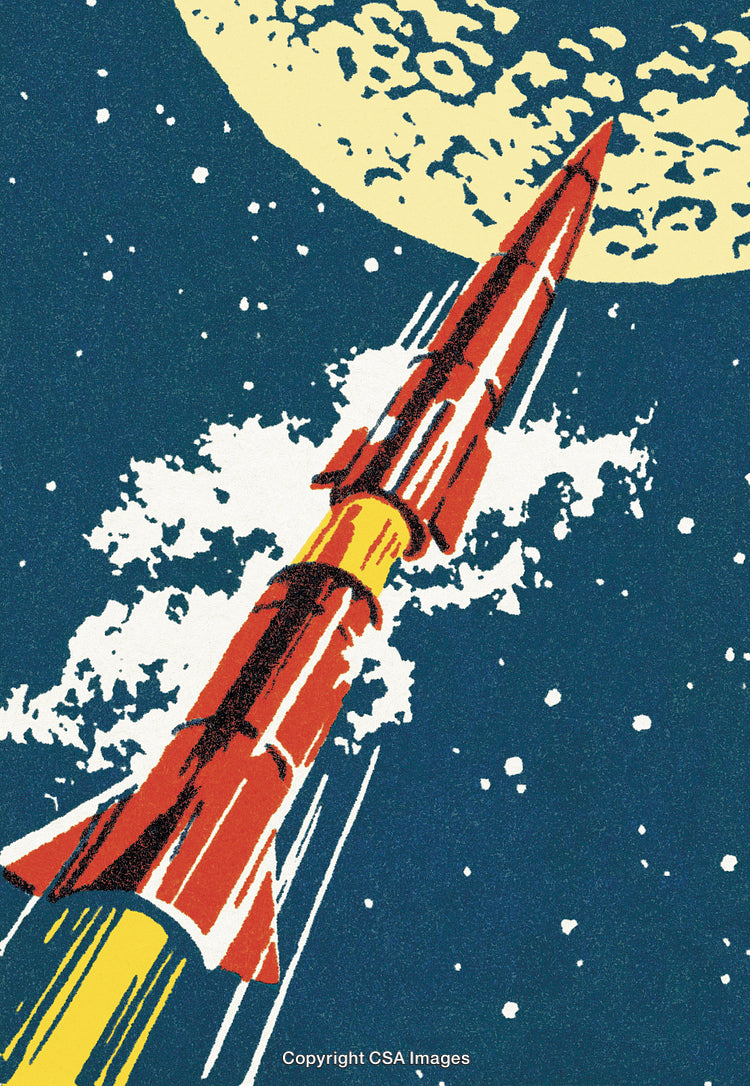 Rocket in Outer Space