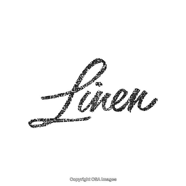 Simple Cursive Text Style Design Illustration of the Word 'Linen'