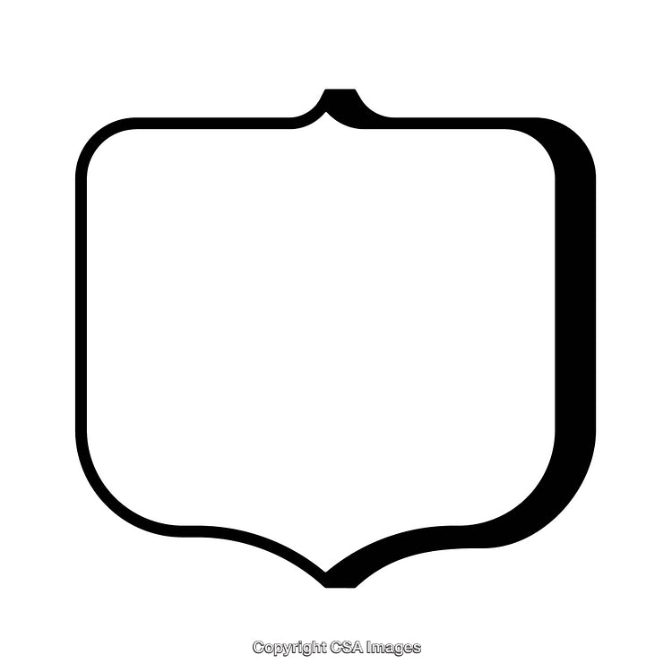 Elegant Vintage Ornamental Border Design in Black and White