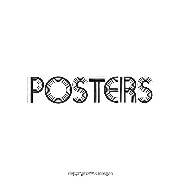 Modern Typography Art with Geometric Style and Minimalistic Design Approach