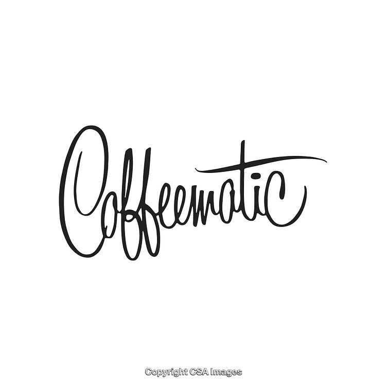 Elegant Handwritten Coffee Brand Name in Stylish Script