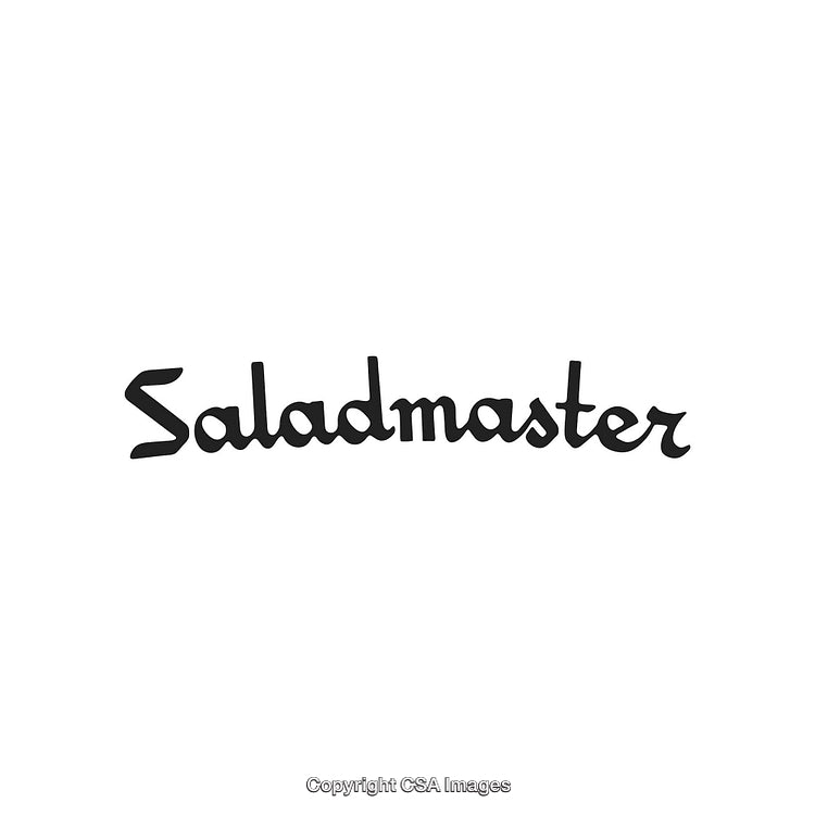Saladmaster Logo Design in Black Text Displayed on White Background