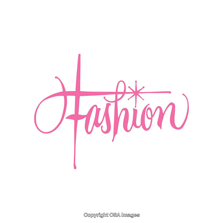 Stylish Pink Calligraphy Defining Fashion Trends and Elegance In Bold Design