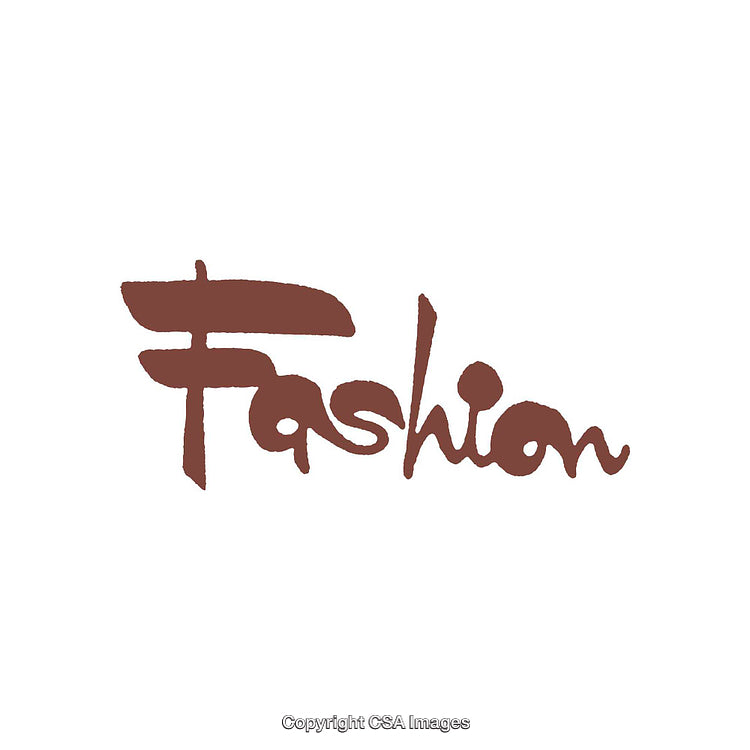 Stylized Fashion Text Logo in Elegant Brown Tones