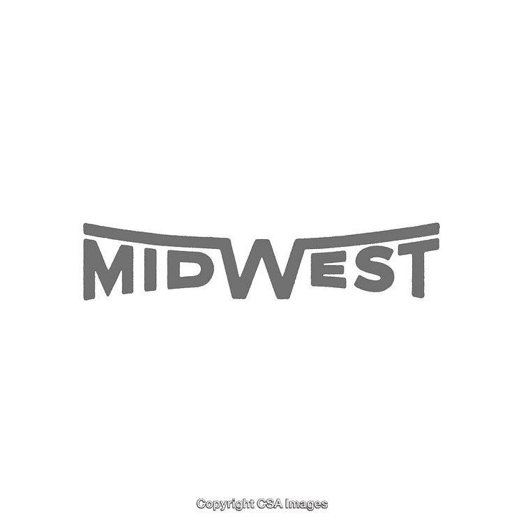 Monochrome Logo Design Featuring Midwest Text and Signature Style