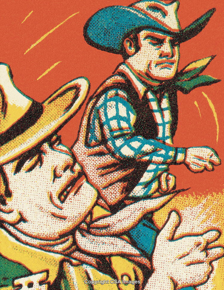 Cowboys in a Fistfight