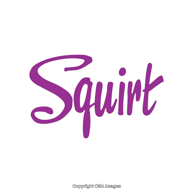 Purple Stylized Script Text on Clean White Background