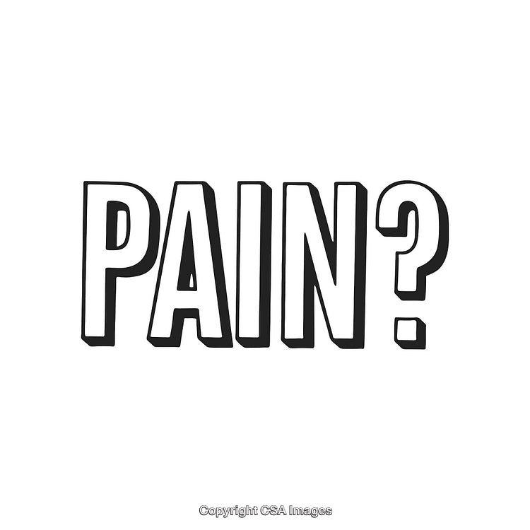 Boldly Displayed Text Asking a Thoughtful Question About Pain and Its Meaning