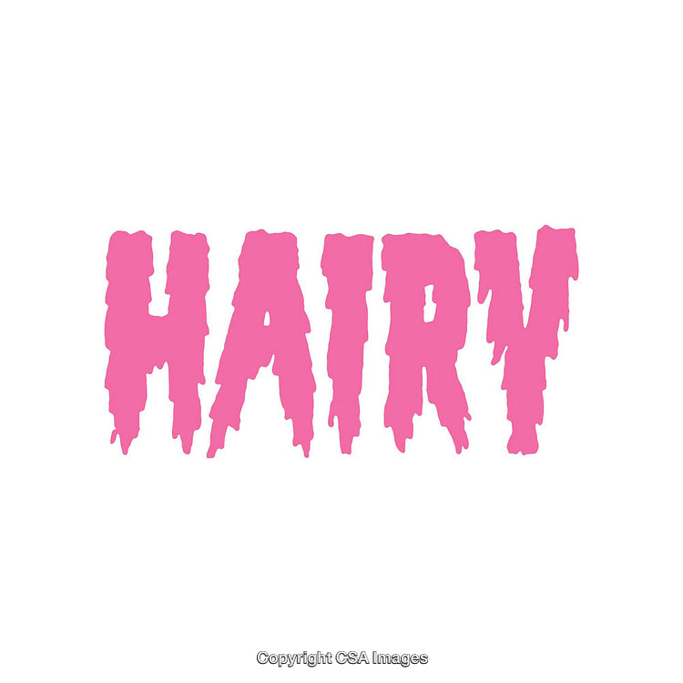 Bold Hot Pink Text With Dripping Melting Font on White Background