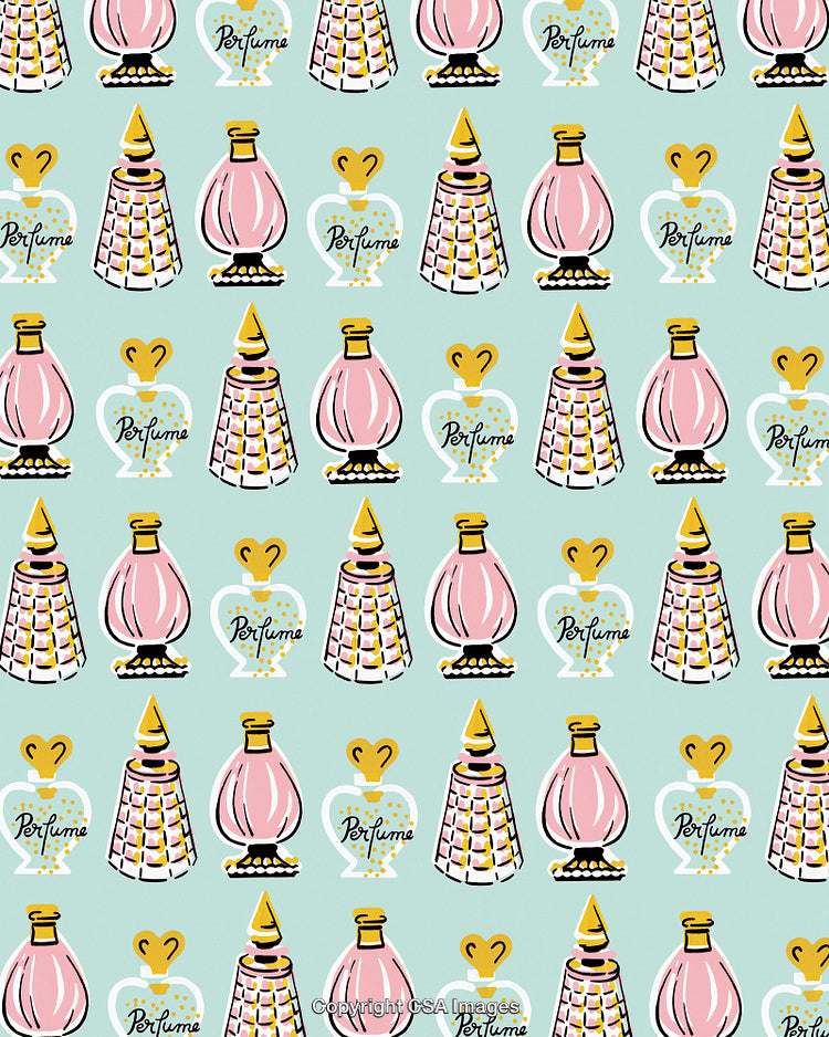 Pattern of Perfume Bottles