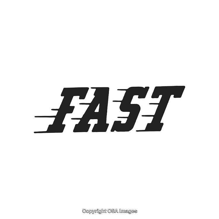 Conceptual Speed Graphic Design with Bold Font and Dynamic Accents