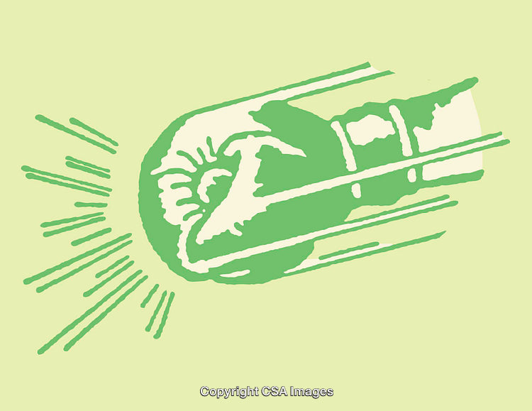 Dynamic Green Line Art Depicting a Bold and Emphatic Expression
