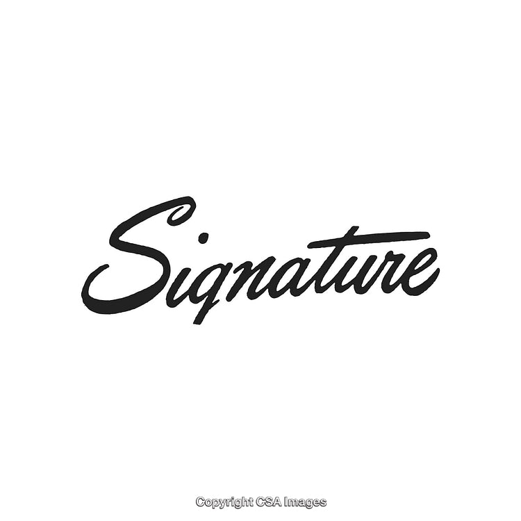 Handwritten Signature in Elegant Style on White Background