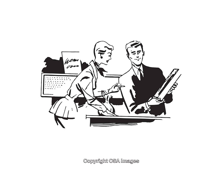 Colleagues Engaged in a Professional Workplace Discussion