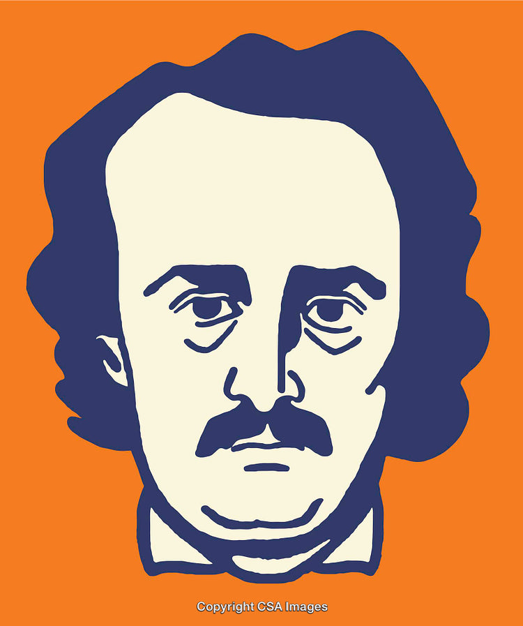 Stylized Portrait of a Man in Bold Line Art Illustration