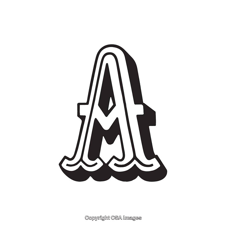 Creative Monogram Design Featuring Stylish Letter A and Unique Details