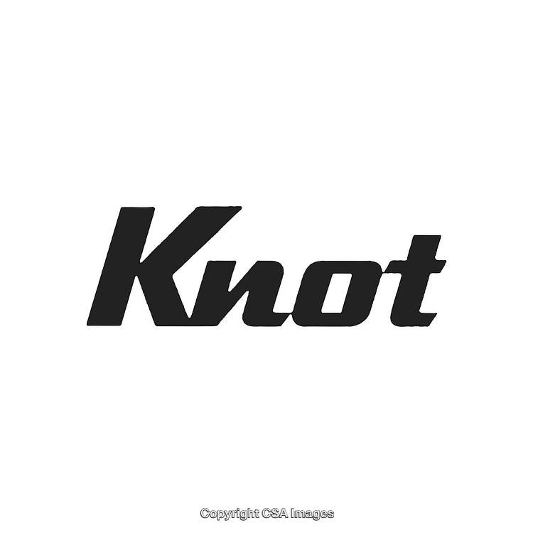 Modern Logo Design Featuring the Word 'Knot' in Stylish Bold Font