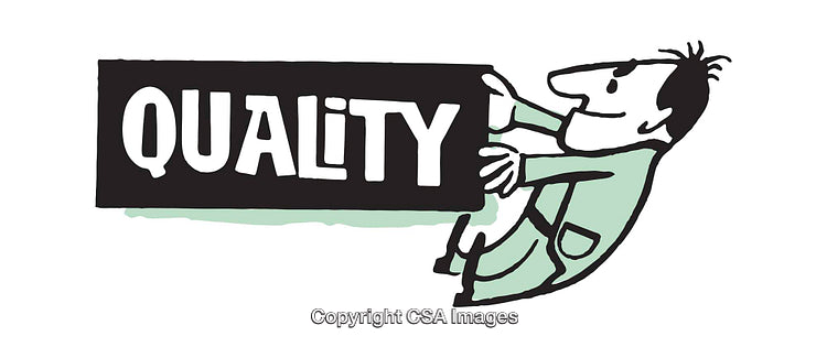 Illustration Featuring a Person Highlighting the Concept of Quality and Excellence