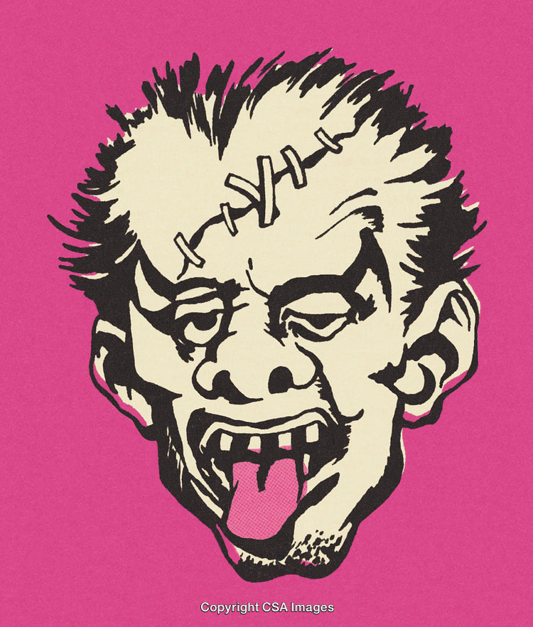 Colorful Cartoon of a Quirky Character with a Pop Art Style
