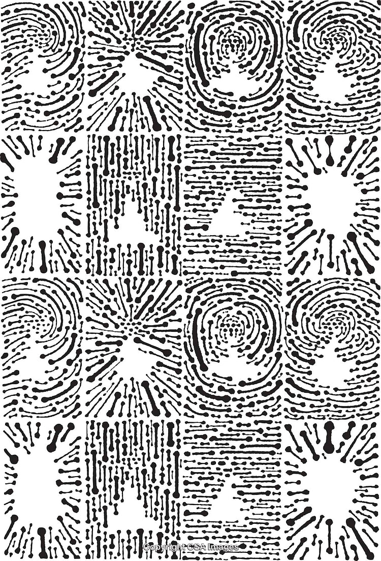 Intricate Black and White Geometric Patterns and Abstract Background Art