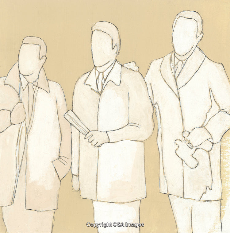 Three Men Wearing Jackets