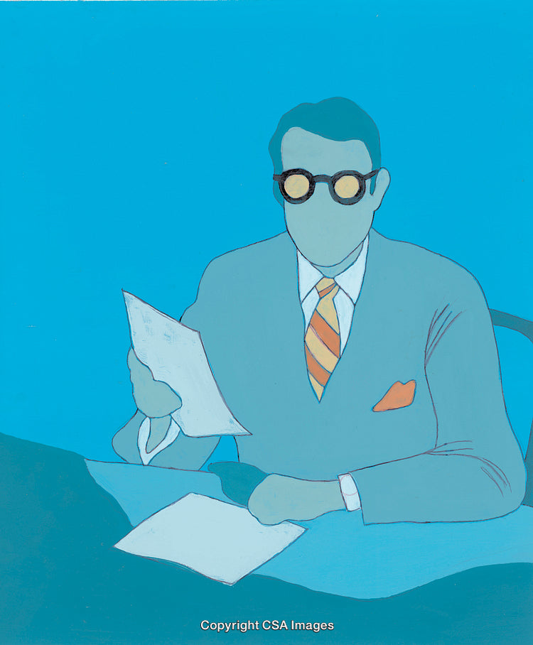 Businessman at Desk