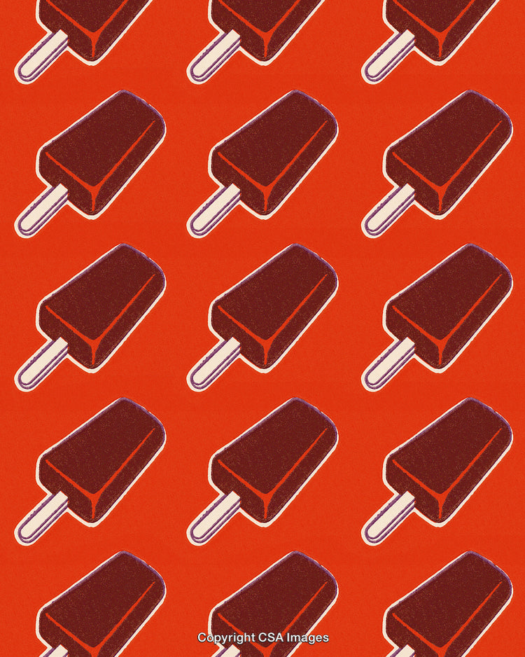 Pattern of Frozen Ice Cream Treats