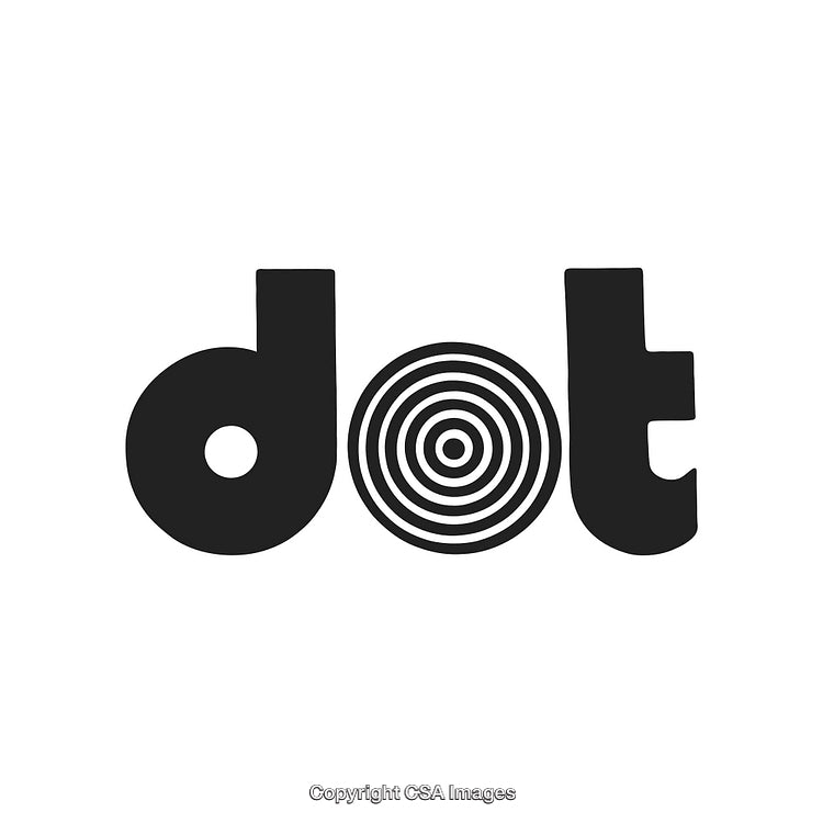 Creative Typography Art With Circular Design for Abstract Themes