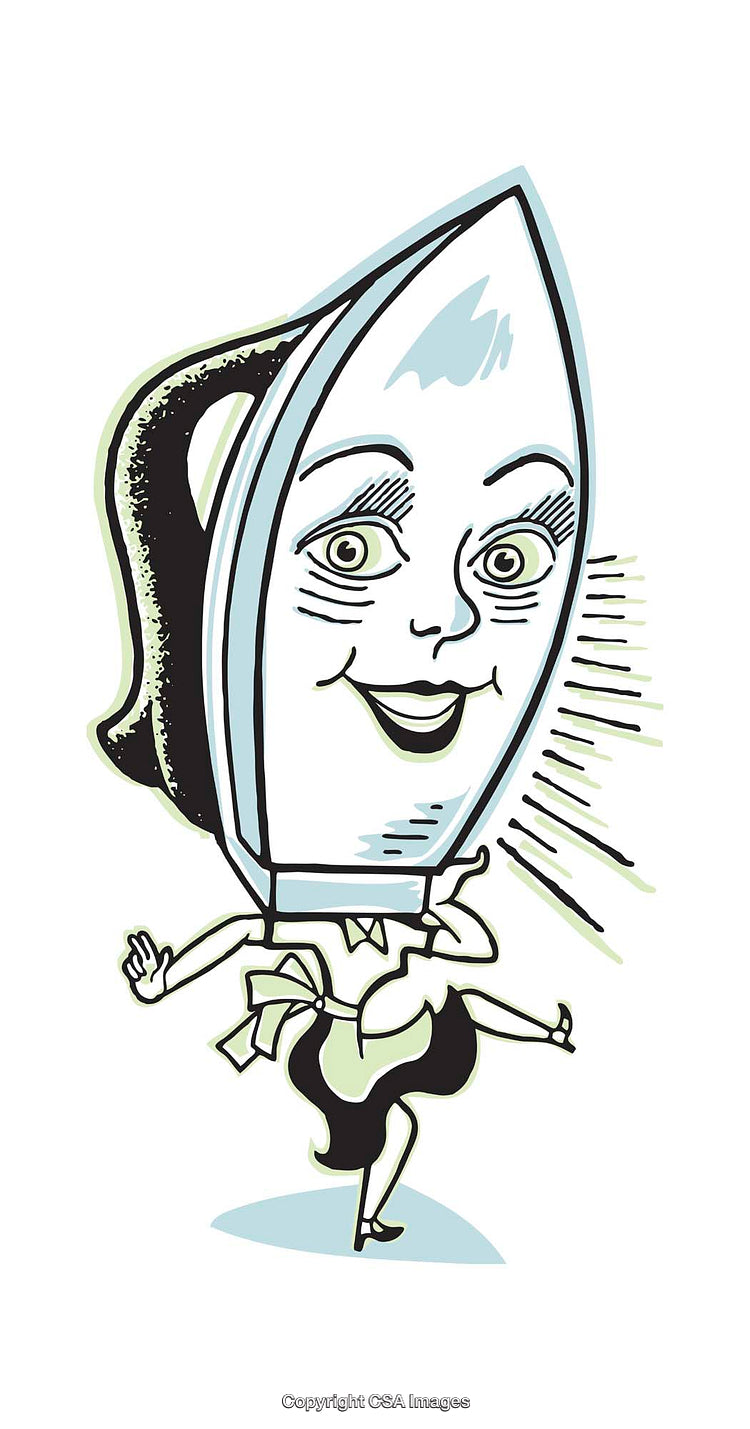 Creative Illustration of Iron Character with Whimsical Design