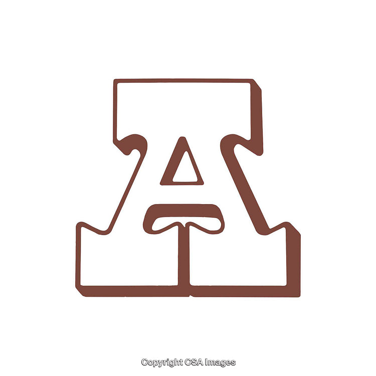 Stylized Letter A in a Modern Minimalistic Design
