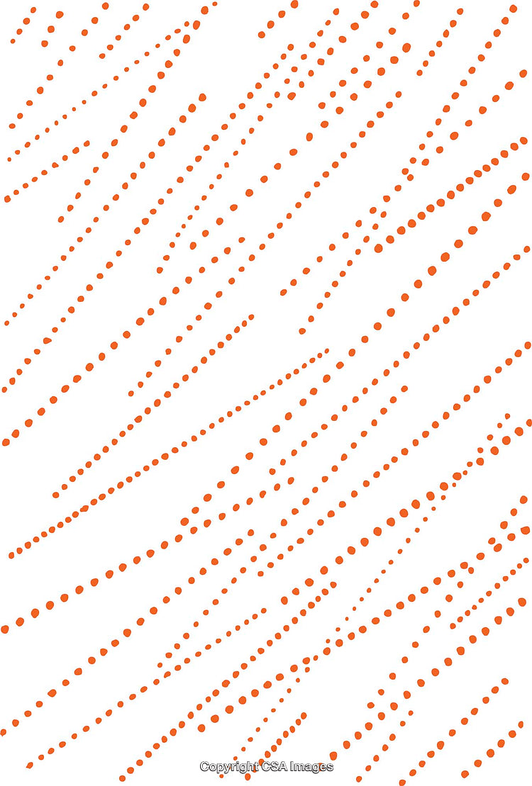 Diagonal Orange Dotted Pattern on a White Background