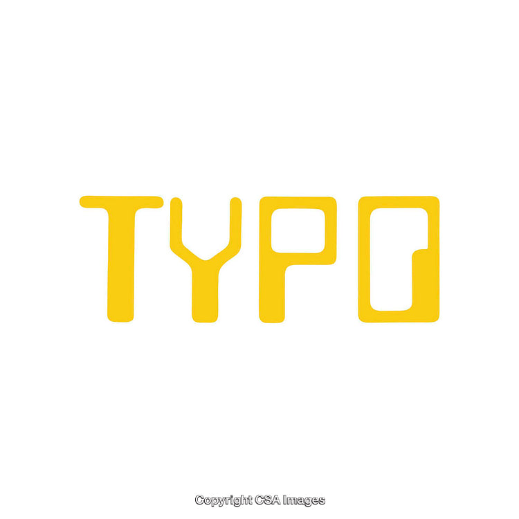 Minimalistic Design with Bold Yellow Typography on White Background