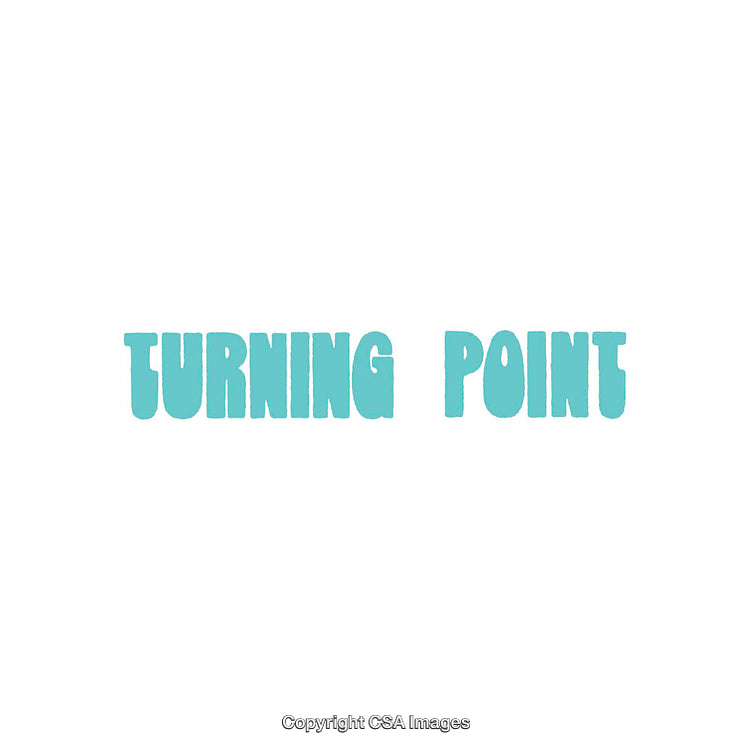 Minimal Text Graphic Featuring the Phrase 'Turning Point' in Bold Design