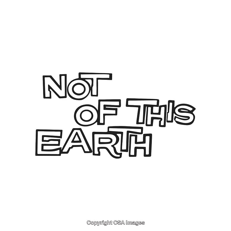 Unique Design Featuring Bold Statement Text on White Background