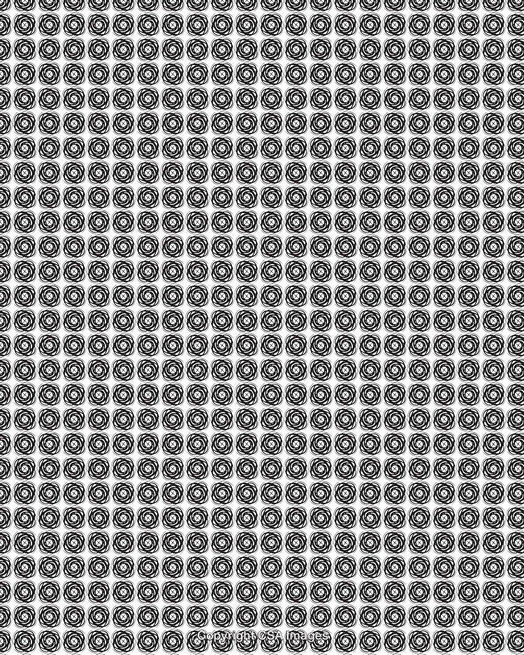 Abstract Black and White Pattern Repeated in a Geometric Texture