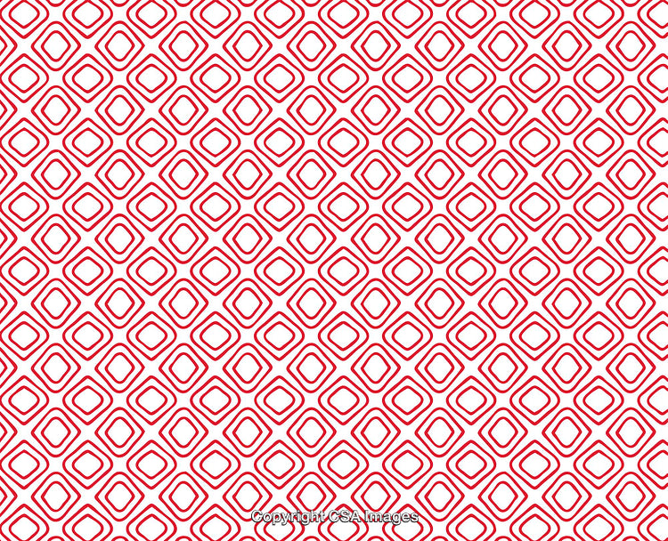Geometric Red Square Pattern Design on White Background