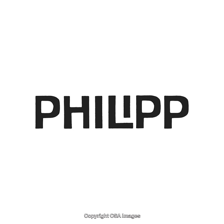 Minimalistic Black Stencil Lettering on White Background Design Concept