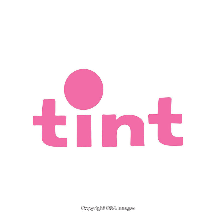 Pink Stylized Text on White Background with Playful Typography