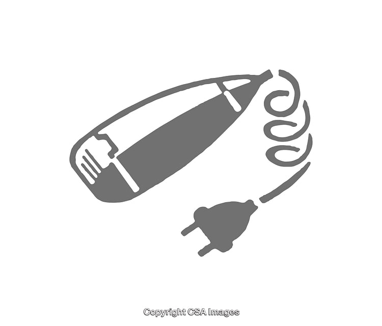 Illustration of a Compact Handheld Vacuum Cleaner for Household Use